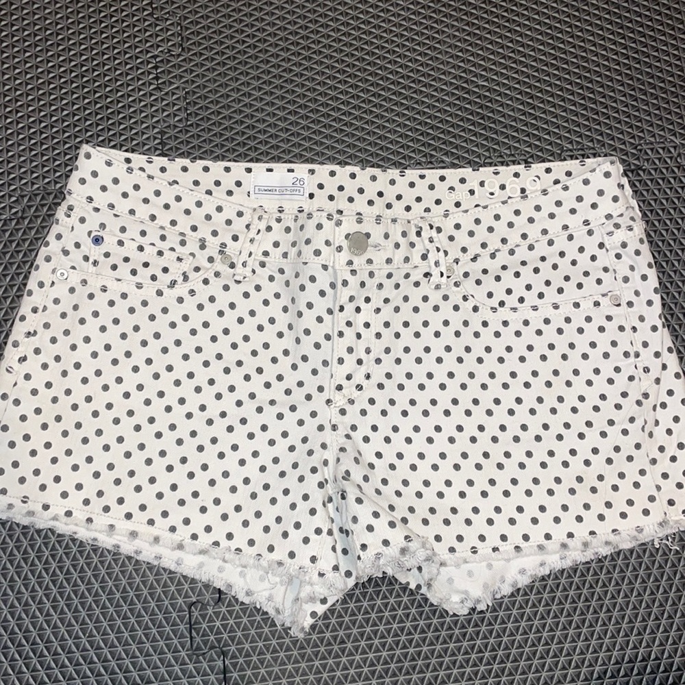 GAP Polka Dot Denim Shorts